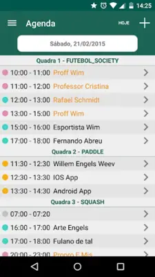 WebQuadras android App screenshot 11