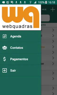 WebQuadras android App screenshot 8